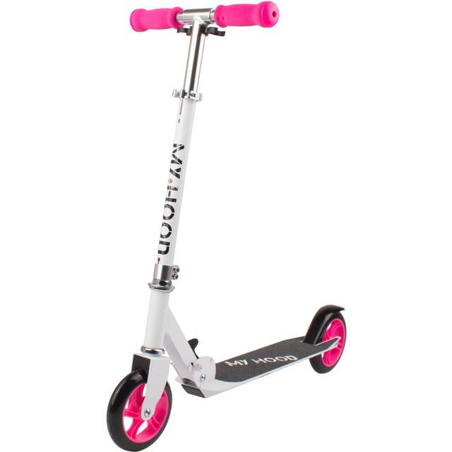 My Hood Stunt Scooter 145 Pink & White - Løbehjul til børn - Vildmedbørn.dk