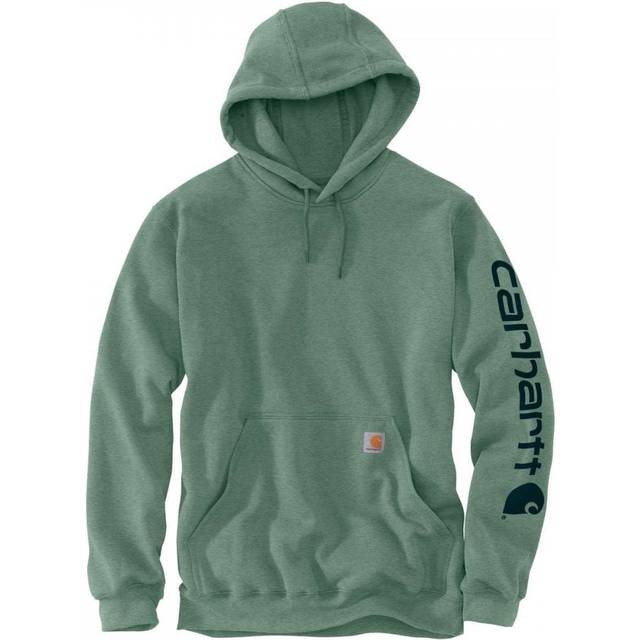 Carhartt Workwear K288 Sleeve Logo Hoodie Loose baggy fit Jade Heather