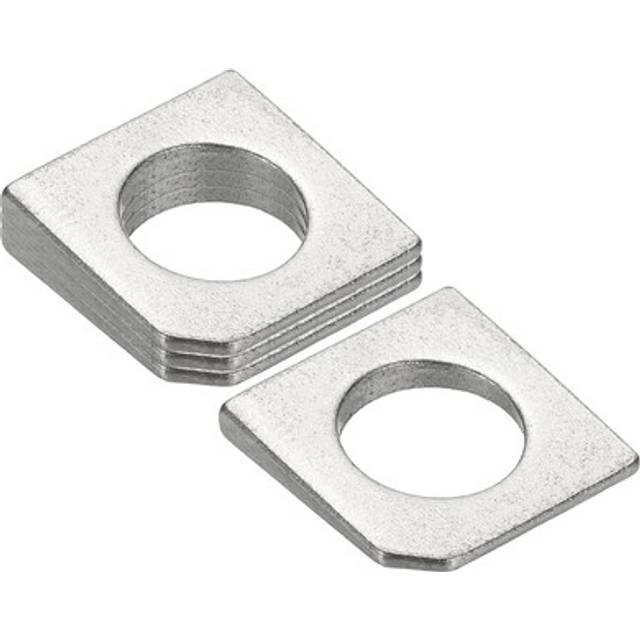4pcs M22 Beveled Square Washers,22x40mm 304 Stainless Steel Spacer Missing Angle