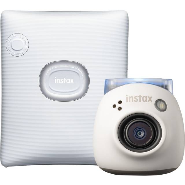 Fujifilm Instax PAL Digital Camera with Square Link Printer White (16812546+16785470)