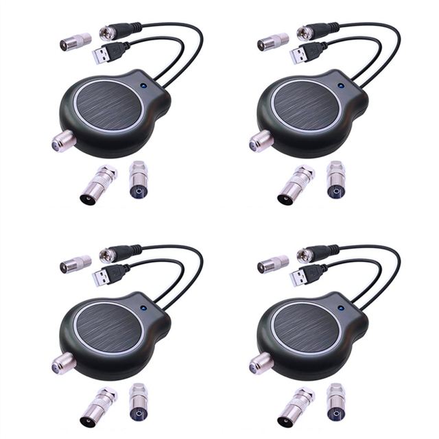 4X Quick Installation Outdoor or Indoor HDTV Digital TV Antenna Signal Amplifier HD FM DVB USB Powered 32DBI