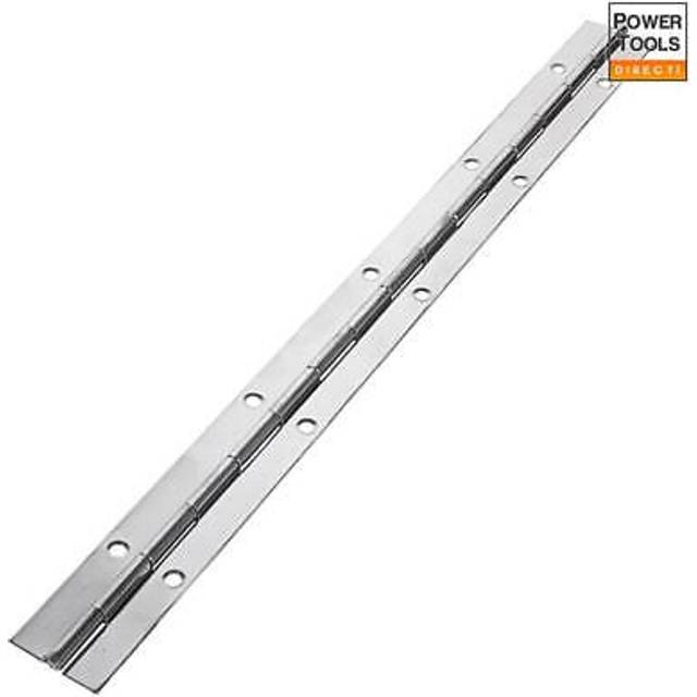Timco piano hinge - nickel 1800 x 25 tube 10