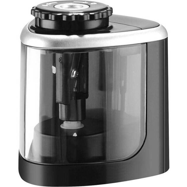 (  1PCS Black) Office School Electric Automatic Pencil Sharpener Desktop Pencil Sharpener Cutte