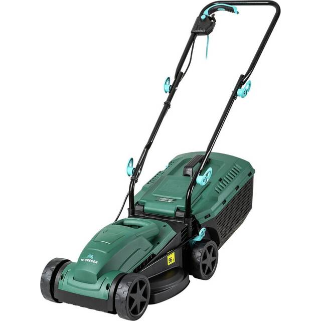 McGregor Corded Electric 33cm Rotary Lawnmower - 1200w