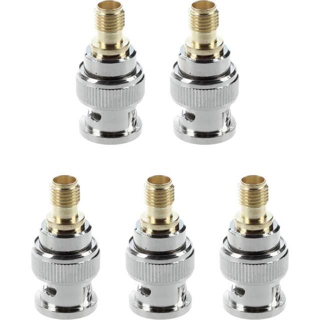 5x Bnc Male To Sma Female Plug Coax Adapter Y5j65042