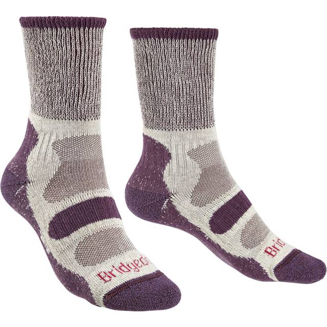 Bridgedale Womens Hike Cotton Cool Boots Socks - NOA - L
