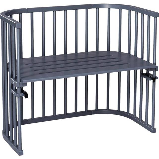 Babybay - Babybay - Maxi Co-Sleeper - Barnsäng - Grey Varnished - L96 x W54 x H79 cm