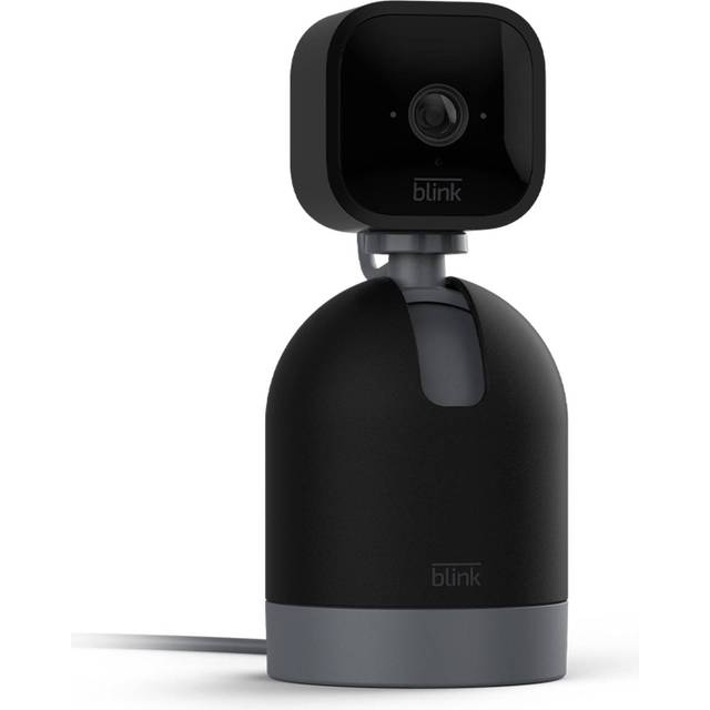 Blink Mini Pan-Tilt Camera | Rotating indoor plug-in smart security camera, two-way audio, HD video, motion detection, Works with Alexa, (White)