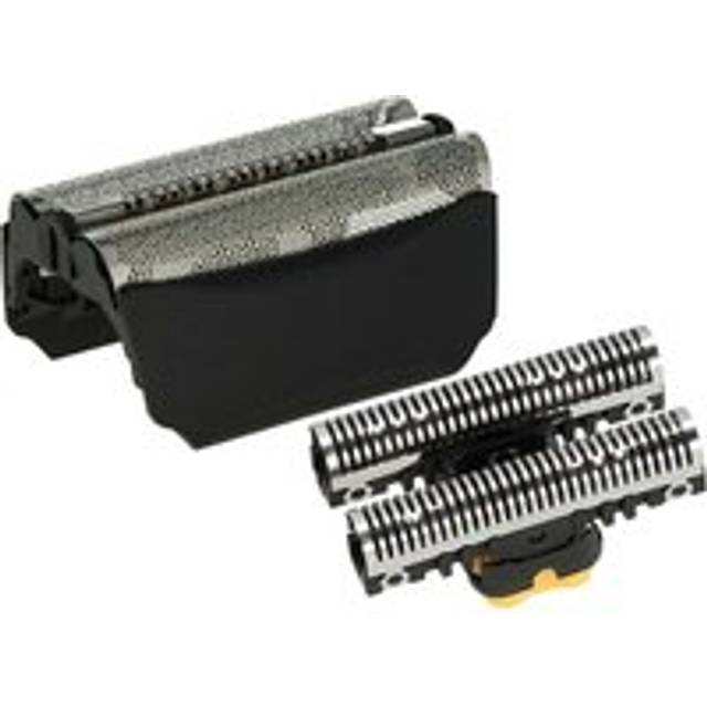 Combi-Pack Shaving Part compatible with Braun 8588, 8785, 8783, 8585, 8590, 8595 Electric Shaver, Foil + Blades, Black/Silver - Vhbw