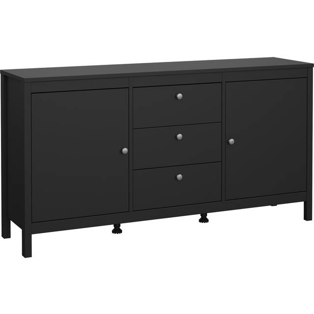 Tvilum Madrid 2 Door 3 Drawer Sideboard - Black