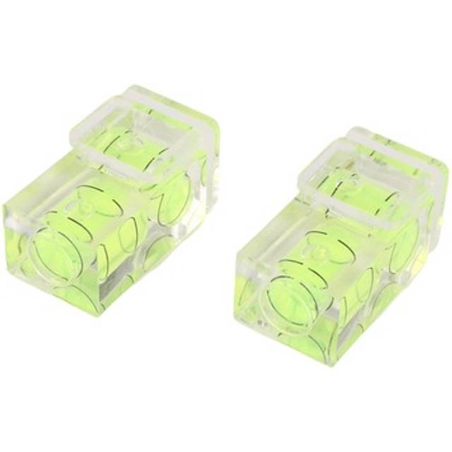 2 Pcs Hot Shoe Bubble Level Camera Two Spirit Level For Digital And3032