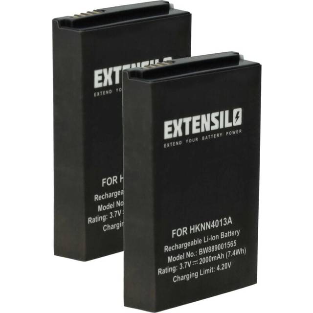 2x Battery compatible with Motorola SL1600, SL2600, SL1M, SL2K, SL2M, SL1000, SL300 Radio, Walkie-Talkie (2000 mAh, 3.7 v, Li-polymer) - Extensilo