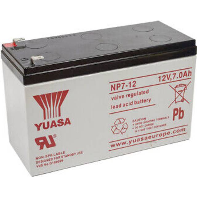 Yuasa np7-12 12v 7ah 12 volt sealed lead acid 12 v 7ah battery