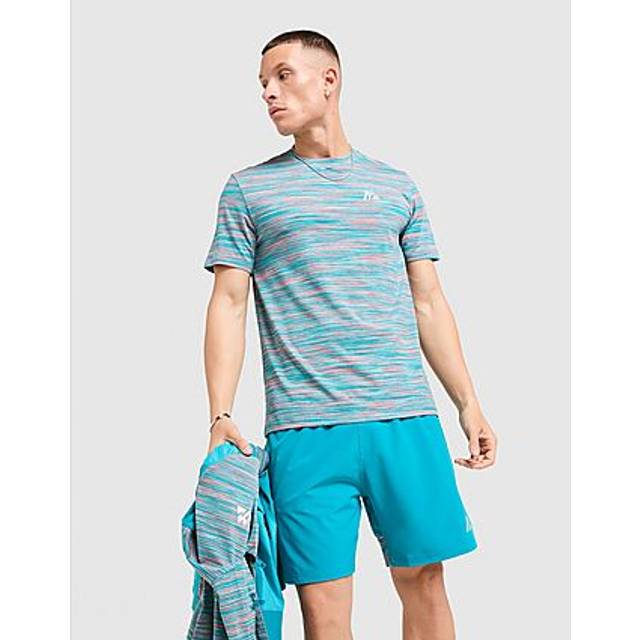 MONTIREX - Trail T-Shirt - Teal, Pink - M - Men's T-Shirts - Pink/Teal