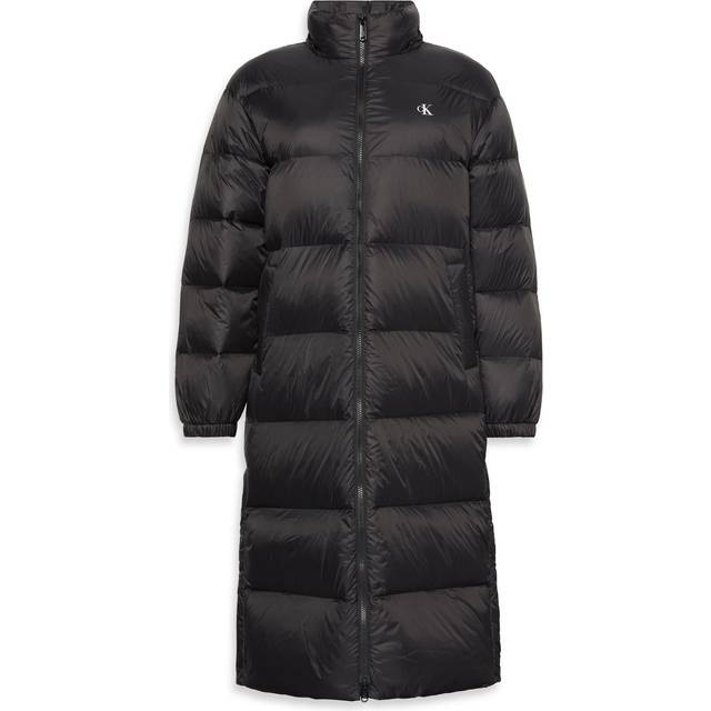 Calvin Klein Water Resistant Long Down Puffer Jacket, Black