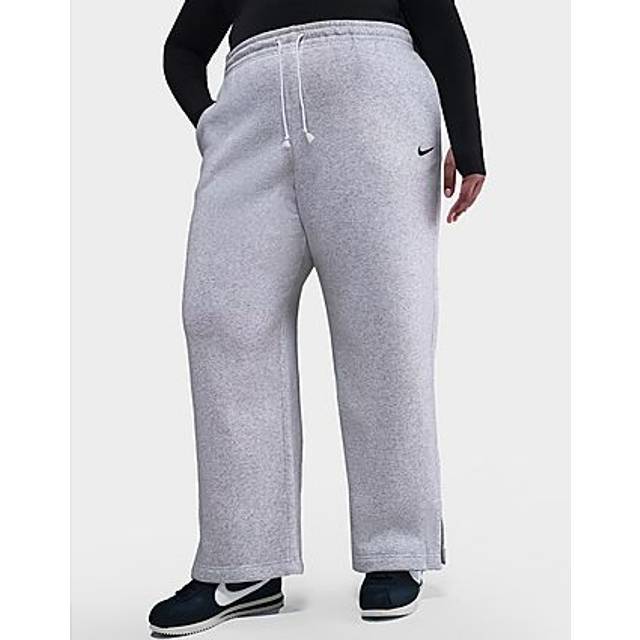 Nike Sportswear Phoenix Fleece Women's High-Waisted Trousers - Brown - Cotton/Polyester - 3X