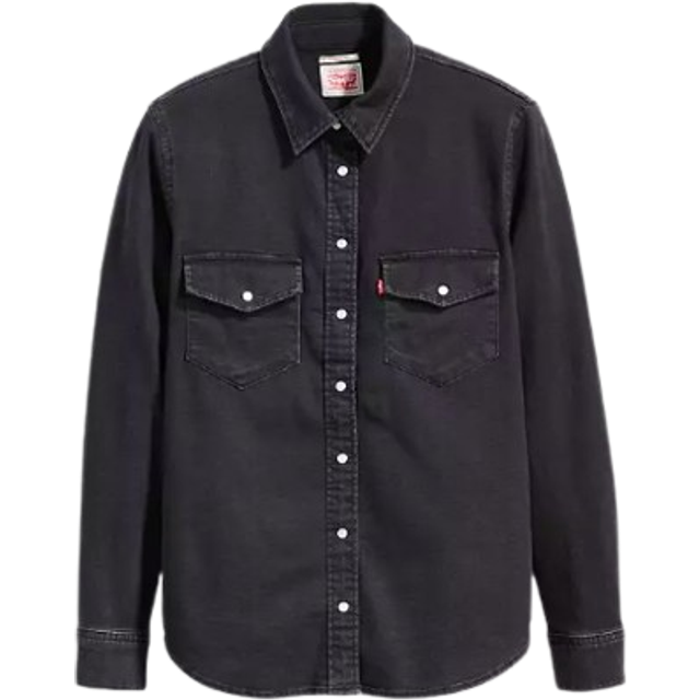 Levi's Iconic Western Shirt dam, Night Is Black, XS