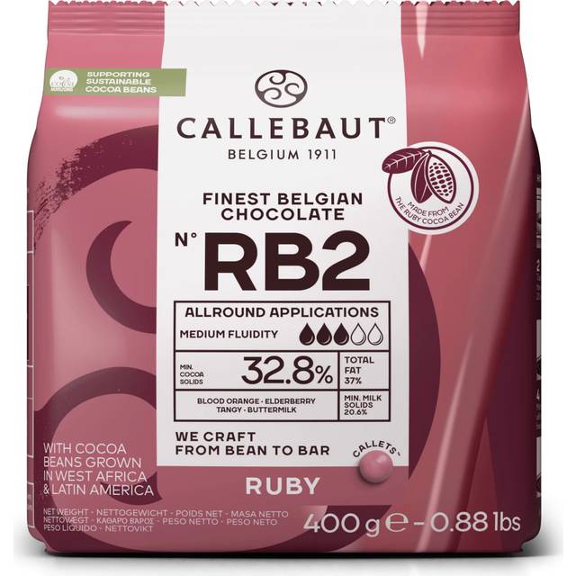 Callebaut Belgian Ruby 2 Chocolate 400g