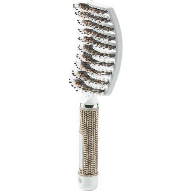 Yuaia Haircare Curved Paddle Brush White