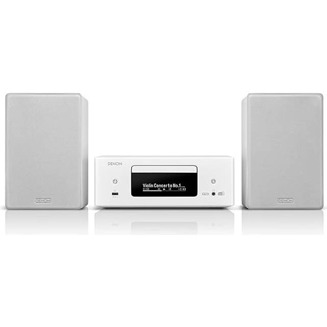 Denon CEOL N12DAB Micro Cadena Con Sintonizador för Dab/FM-radio och CD Reproductor Blanca