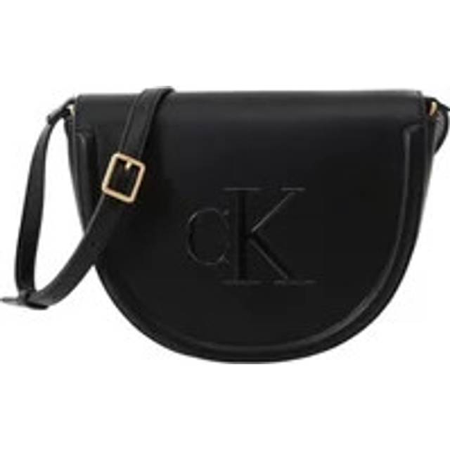 Calvin Klein Bold Saddle Crossbody Black Universal (Universal)