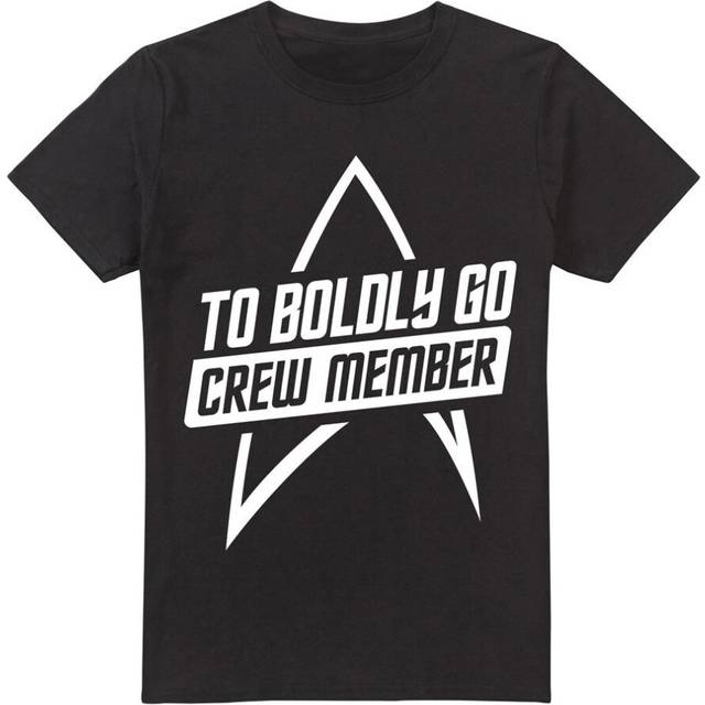 (M, Black) Star Trek Mens The Next Generation Crew Member T-Shirt