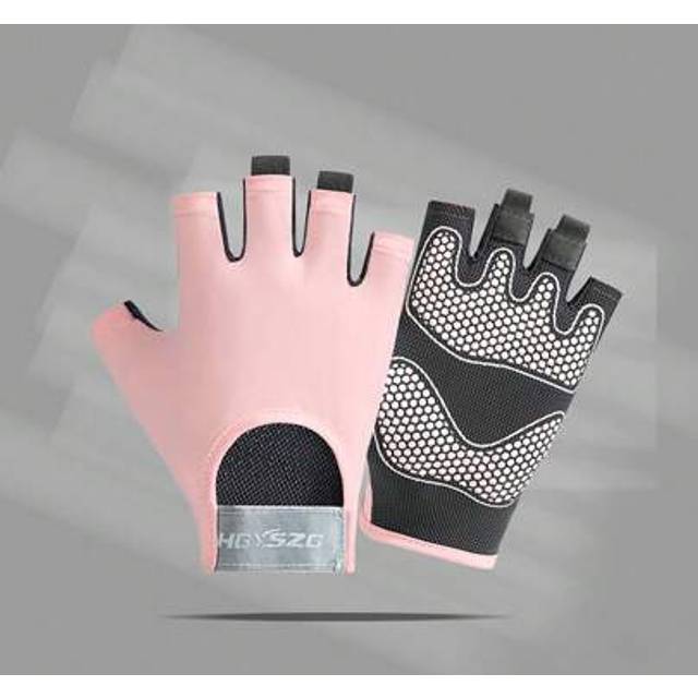 SHEIN 1 Pair Women&#39;s Thin Fitness Gloves, Multi-Color Outdoor Yoga/Gym Equipment Training Bar Non-Slip Wear-Resistant Cycling Gloves