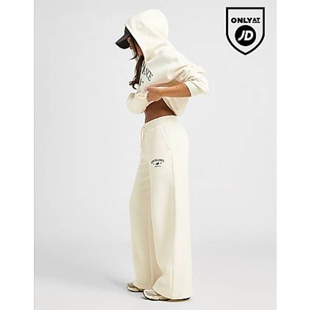 New Balance Athletics Wide Leg Joggers - White - Womens - XL