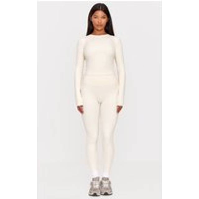 Bone Ultimate Sculpt High Waist Gym Leggings, White - 6
