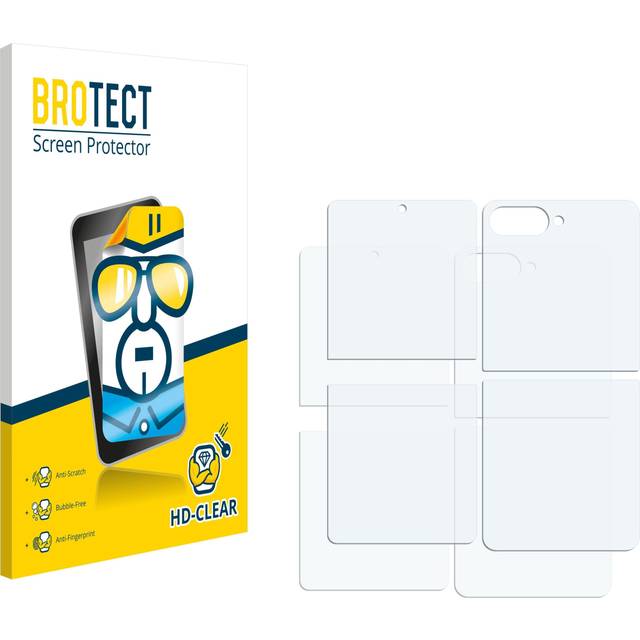 2x screen protector for samsung galaxy z flip 7 (front+back) clear protection