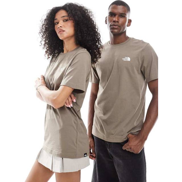The North Face Mens Simple Dome T-Shirt - Brown