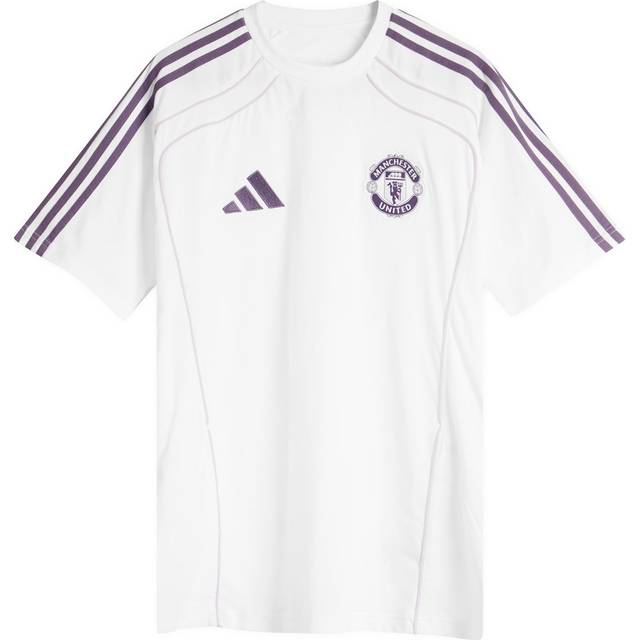 Men's adidas Adults Manchester United Urban Purest T-Shirt in White | Medium | Cotton