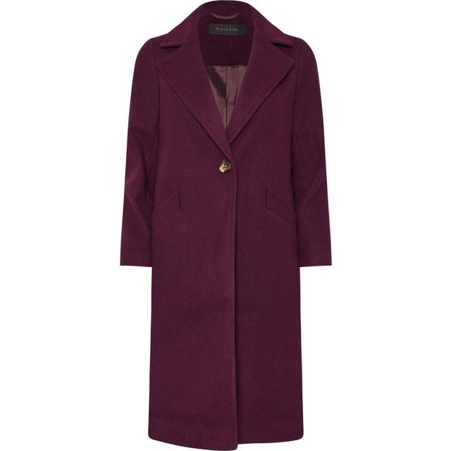 PixieGirl Petite PixieGirl Petite Red Single Button City Coat