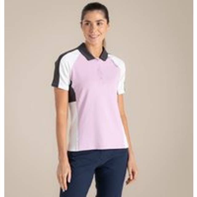 NosiLife Hazelmere Insect-Repellent Stretch Short Sleeved Golf Polo Shirt - White - 18