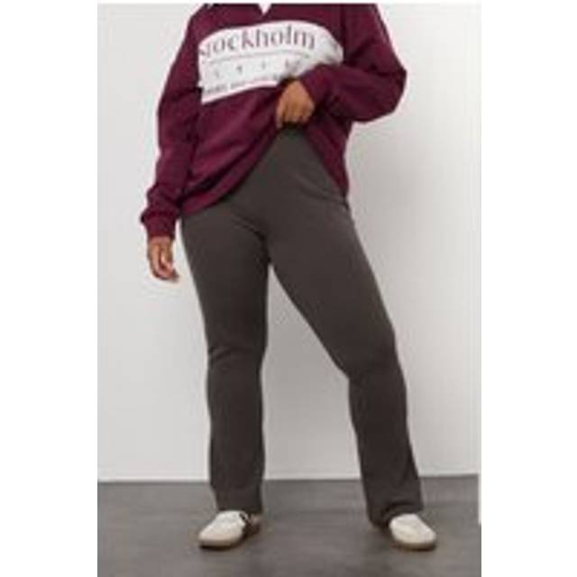 Yours Plus Size Brown Flared Leggings Size 28