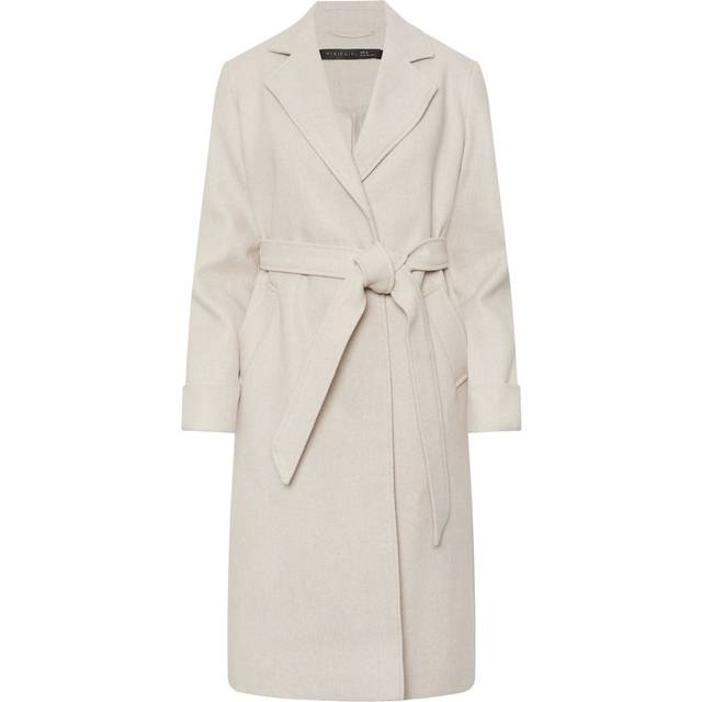 Pixiegirl Petite Natural Brown Wrap Belt Coat 16 Pixiegirl | Petite Women's Jackets