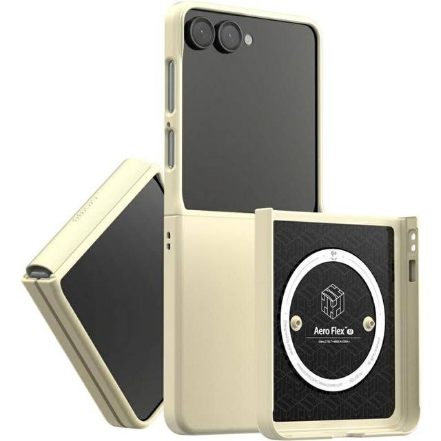 Araree Galaxy Z Flip 7 Mobilskal MagSafe Qi2 Aero Flex M - Cream