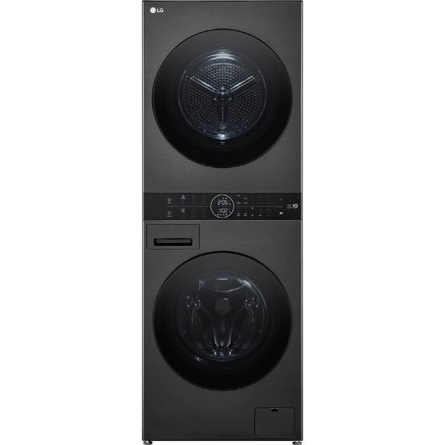 LG WT1210BBTN1 12kg/10kg WashTower Heatpump TurboWash Washer Dryer - BLACK STEEL