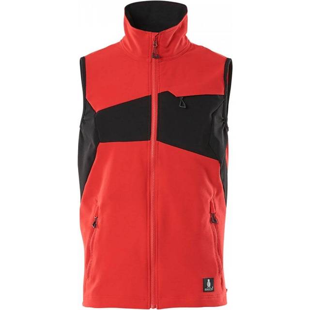 Mascot Workwear 18365 Accelerate Gilet Traffic Red/Black XS Colour: Tr