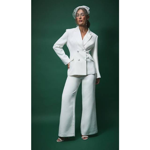 Coast Ivory Wide Leg Trousers Womens Bridal Trousers