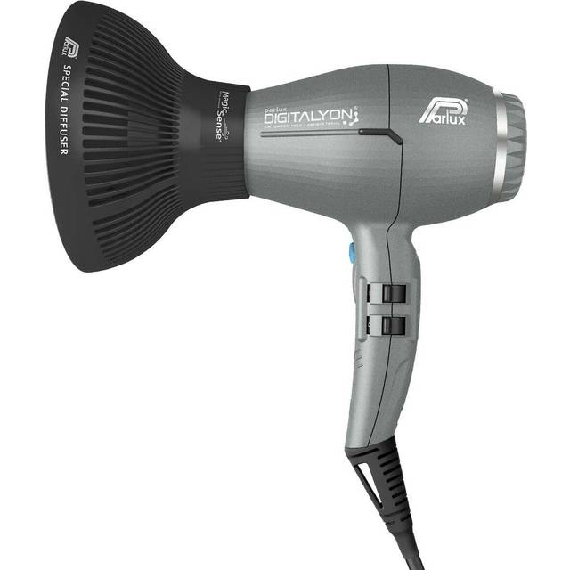 Parlux hair dryer digitalyon glitter grey 2400 watt 3.3m cable