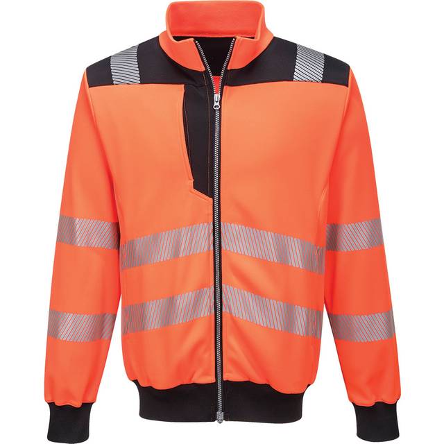Portwest PW3 Hi-Vis Sweatshirt - Orange/Black - 5XL