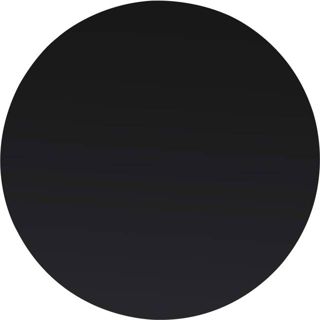 vidaXL Table Top Tempered Glass Round 700 mm - Black