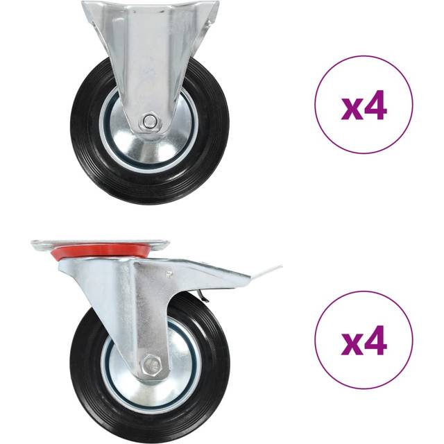 Vidaxl - 8 pcs Casters 160 mm