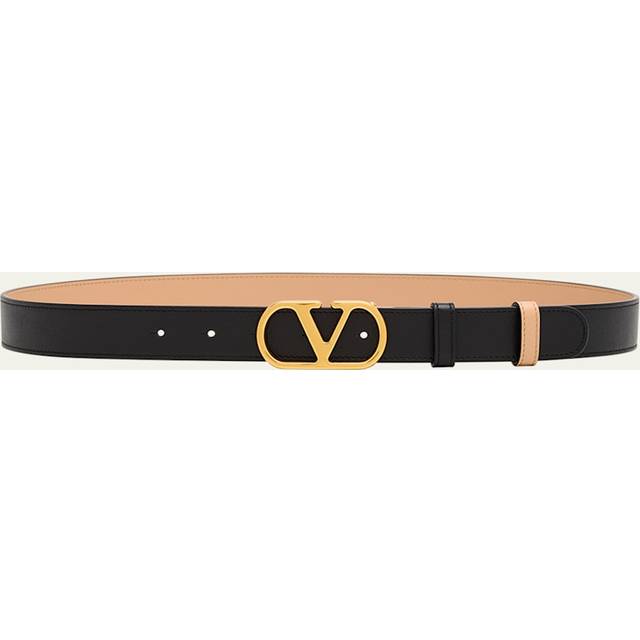 Valentino Garavani-Valentino Garavani Reversible Belt Cinture Nero-Donna - 95cm