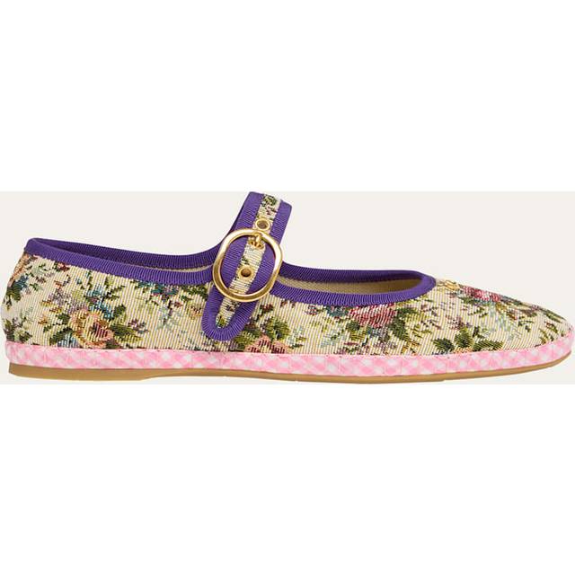 Valentino Garavani Endouce floral Mary Jane flats - multicoloured (UK 4.5)