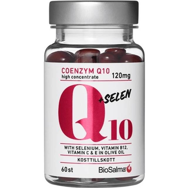 BioSalma Q10 Coenzyme 120 mg + Selen 60 kapslar - Multi