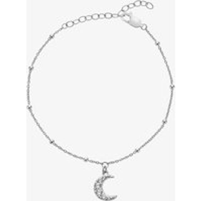 Silver Whisper Love to Moon and Back Bracelet, Multi, Women - Print