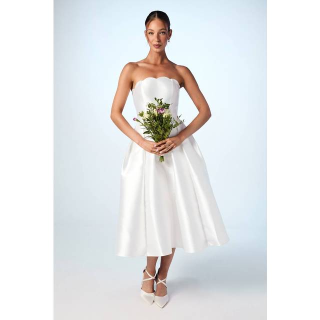 Coast Ivory A-line Dress Womens Bridal Dresses
