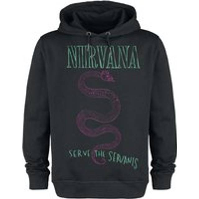 Nirvana Hoodie - Amplified Collection - Serve The Serpents - XS to 3XL - for Men - black